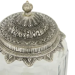 Kirkland's Home Clear Glass Jars With Decorative Lids, Set Of 3- Decorative Bowls & Jars