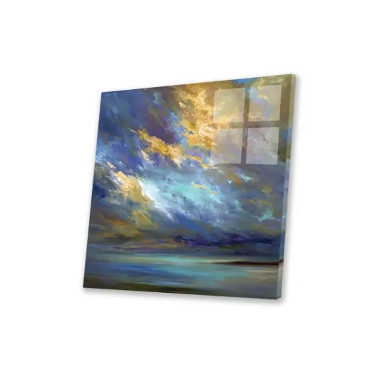 Kirkland's Home Coastal Clouds Print On Acrylic Glass- Wall Plaques