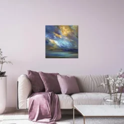 Kirkland's Home Coastal Clouds Print On Acrylic Glass- Wall Plaques
