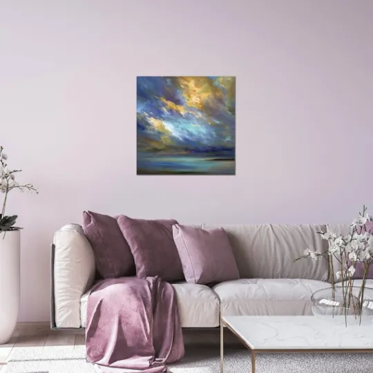Kirkland's Home Coastal Clouds Print On Acrylic Glass- Wall Plaques