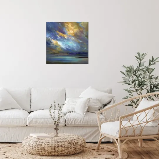 Kirkland's Home Coastal Clouds Print On Acrylic Glass- Wall Plaques
