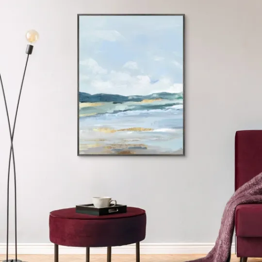 Kirkland's Home Coastal Mountains Ii Framed Canvas Art Print- Canvas Art
