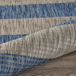 Kirkland's Home Coastal Stripes Outdoor Area Rug, 7X9- Outdoor Rugs