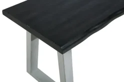 Kirkland's Home Collins And White Two-Tone Wood Bench- Benches & Ottomans