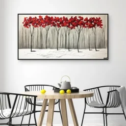 Kirkland's Home Collision Of Seasons Framed Canvas Art Print- Framed Art