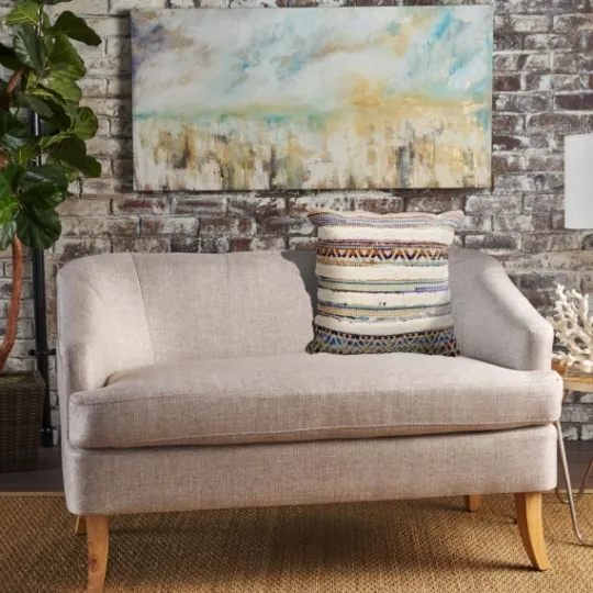 Kirkland's Home Color Chevron Striped Pillow- Pillows