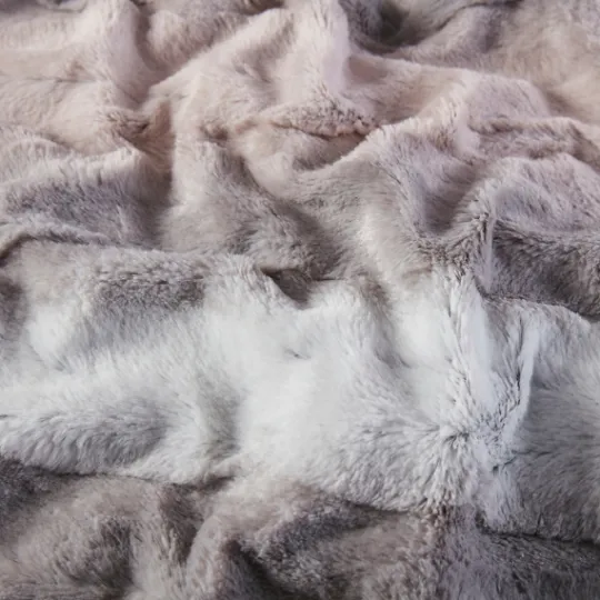Kirkland's Home Color Faux Fur Oversized Throw Blanket- Blankets & Throws