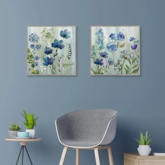 Kirkland's Home Color Wash 2-Pc. Framed Canvas Art Set- Framed Art