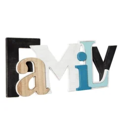 Kirkland's Home Colored Family Wood Wall Plaque- Wall Quotes & Signs