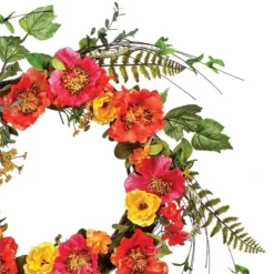 Kirkland's Home Colorful Poppy Mix Wreath- Wreaths