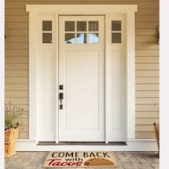 Kirkland's Home Come Back With Tacos Doormat- Doormats