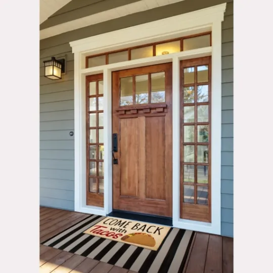 Kirkland's Home Come Back With Tacos Doormat- Doormats