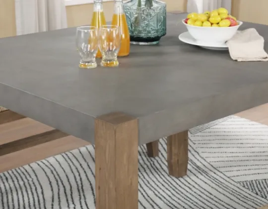 Kirkland's Home Concrete Table And Stools 5-Pc. Dining Set- Dining Sets