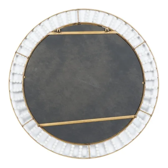 Kirkland's Home Contemporary Gold Frame With Beads Mirror- Decorative Mirrors