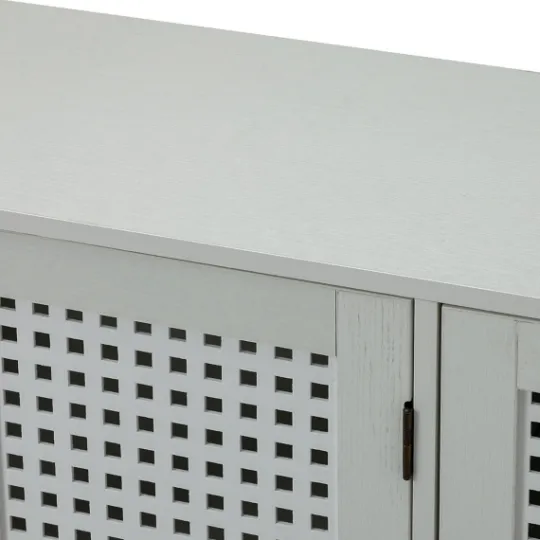 Kirkland's Home Contemporary Lattice Doors Sideboard- Cabinets & Sideboards