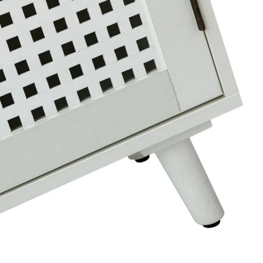 Kirkland's Home Contemporary Lattice Doors Sideboard- Cabinets & Sideboards