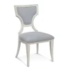 Kirkland's Home Cool And Ivory Dining Chair- Dining Chairs