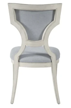 Kirkland's Home Cool And Ivory Dining Chair- Dining Chairs