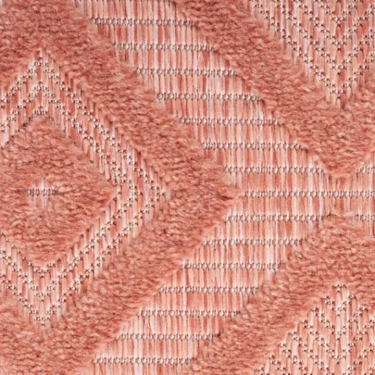 Kirkland's Home Coral Diamond Indoor/Outdoor Area Rug, 5X7- Outdoor Rugs