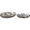 Kirkland's Home Coral Reef Oval Trays, Set Of 2- Decorative Trays