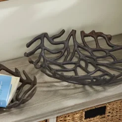 Kirkland's Home Coral Reef Oval Trays, Set Of 2- Decorative Trays