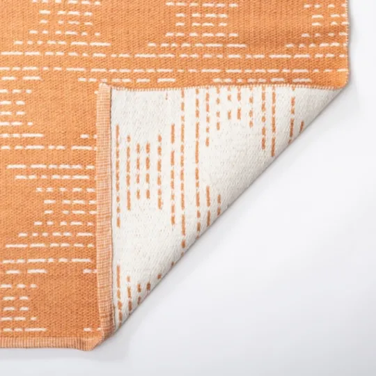 Kirkland's Home Coral Shibori Outdoor Area Rug, 6X9- Outdoor Rugs