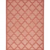 Kirkland's Home Coral Trellis Indoor/Outdoor Area Rug, 6X9- Outdoor Rugs