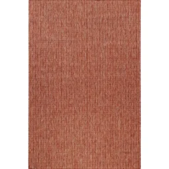 Kirkland's Home Coral Woven Outdoor Area Rug, 7X9- Outdoor Rugs