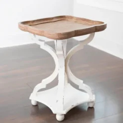 Kirkland's Home Corina Scalloped Accent Table- Accent & End Tables