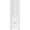 Kirkland's Home Corner Shelf With Cabinet Doors- Bathroom Furniture