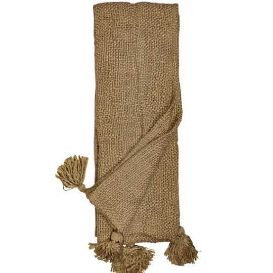 Kirkland's Home Corner Tassel Throw Blanket- Blankets & Throws