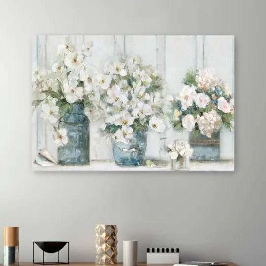 Kirkland's Home Cottage Mantle Canvas Art Print- Canvas Art