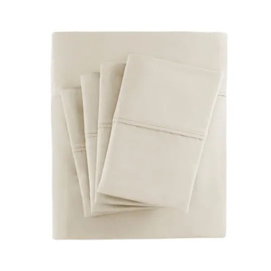 Kirkland's Home Cotton Blend Sateen 6-Pc. King Sheet Set- Bed Sheets