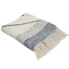 Kirkland's Home Cotton Diamond Geometric Fringe Throw- Blankets & Throws