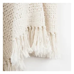 Kirkland's Home Cotton Tassel Throw- Blankets & Throws