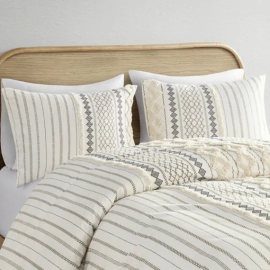 Kirkland's Home Cotton Tufted Full/Queen 3-Pc. Comforter Set- Comforters