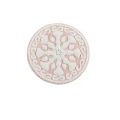 Kirkland's Home Cotton Tufted Medallion Bath Mat, 25 In.- Bathroom Rugs