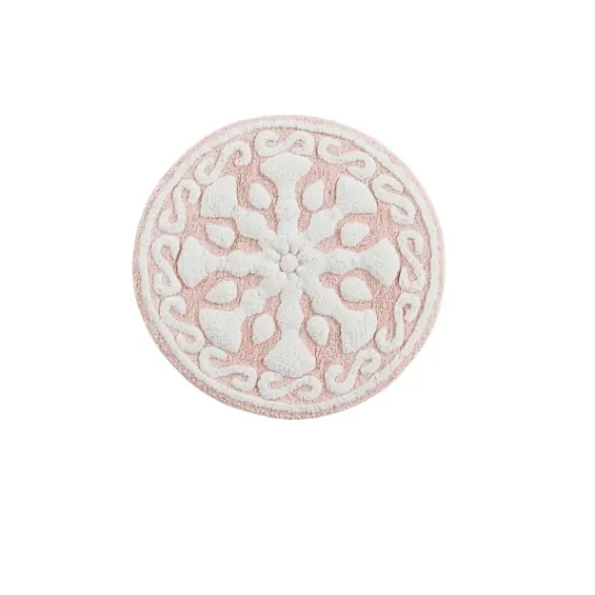 Kirkland's Home Cotton Tufted Medallion Bath Mat, 25 In.- Bathroom Rugs