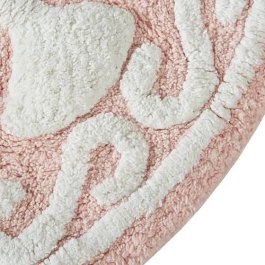 Kirkland's Home Cotton Tufted Medallion Bath Mat, 25 In.- Bathroom Rugs
