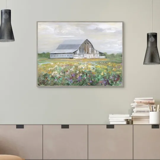 Kirkland's Home Country Fields Framed Canvas Art Print- Canvas Art