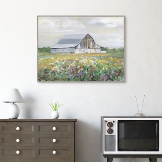 Kirkland's Home Country Fields Framed Canvas Art Print- Canvas Art