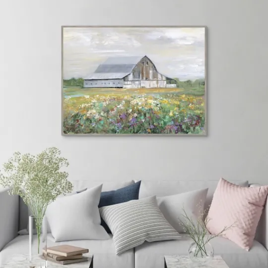 Kirkland's Home Country Fields Framed Canvas Art Print- Canvas Art
