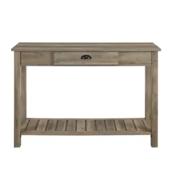Kirkland's Home Country Style Washed Console Table- Console Tables