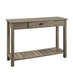 Kirkland's Home Country Style Washed Console Table- Console Tables