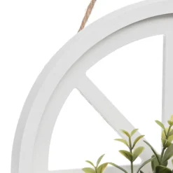 Kirkland's Home Cream Arch With Wreath- Wall Plaques