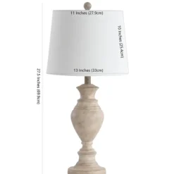 Kirkland's Home Cream Classic Curve Table Lamp- Table Lamps