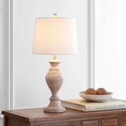 Kirkland's Home Cream Classic Curve Table Lamp- Table Lamps