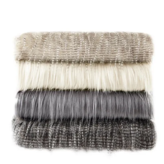 Kirkland's Home Cream Faux Mink Fluffy Throw- Blankets & Throws