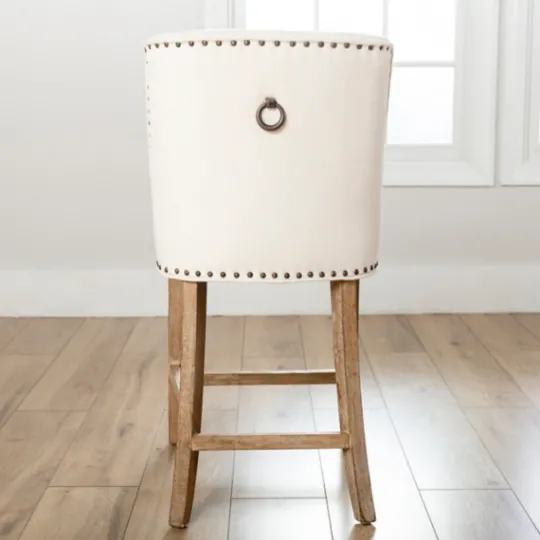 Kirkland's Home Cream Julia Counter Stool- Bar Stools & Counter Height Stools