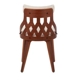 Kirkland's Home Cream Lattice Back 2-Pc. Dining Chair Set- Dining Chairs